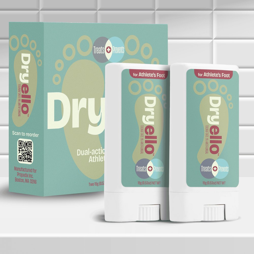 Dryello Athlete's Foot Treatment Stick two-pack with box
